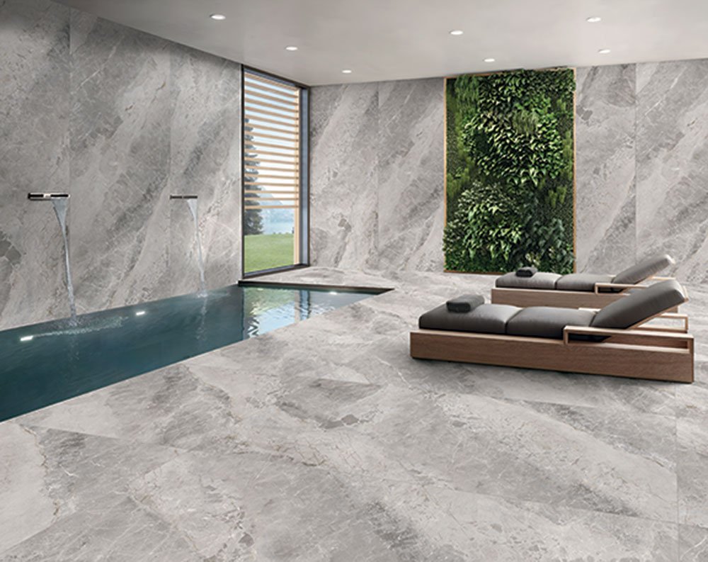 Celeste Grey Minimalist Tile